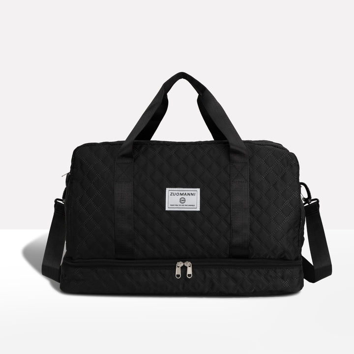 Luvikno | Romslig Weekend Duffel Bag | Vanntett, Multikompartments & Ideal for Korte Turer og Treningsøkter