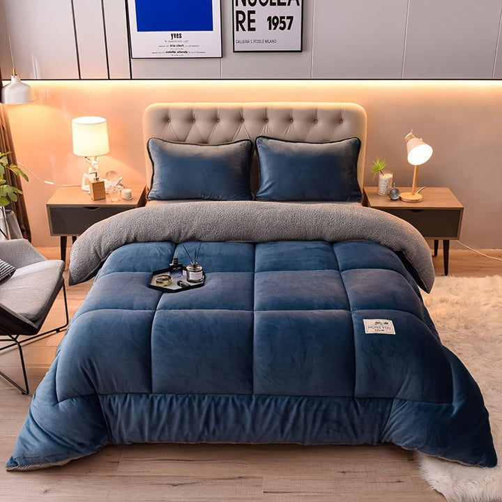 Luvikno | Luksus Sherpa Fleece Teppe – Ultimat Komfort og Stil