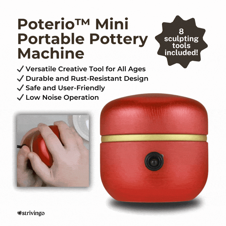 Luvikno | Fire Forge Mini Potterimaskin — Kreativ Frihet og Avslappede Mesterverk Rett Hjemme