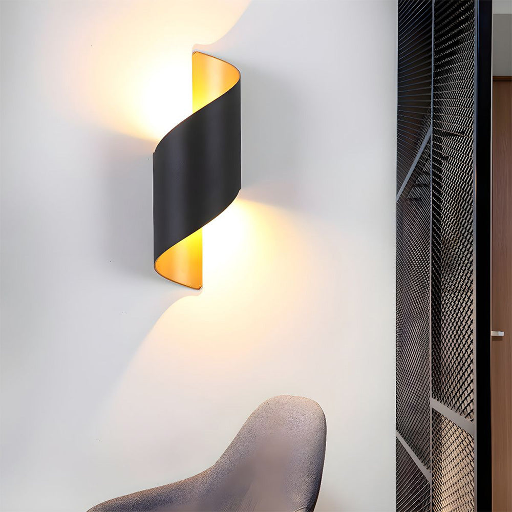 LED Vegglampe med minimalistisk aluminiumsdesign Luvikno