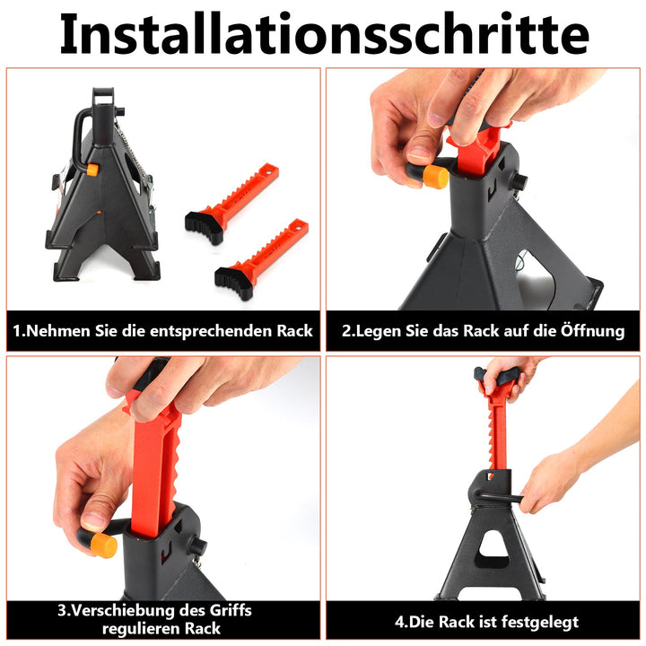 Heavy Duty Support Stand 3T 2 Pieces | Luvikno