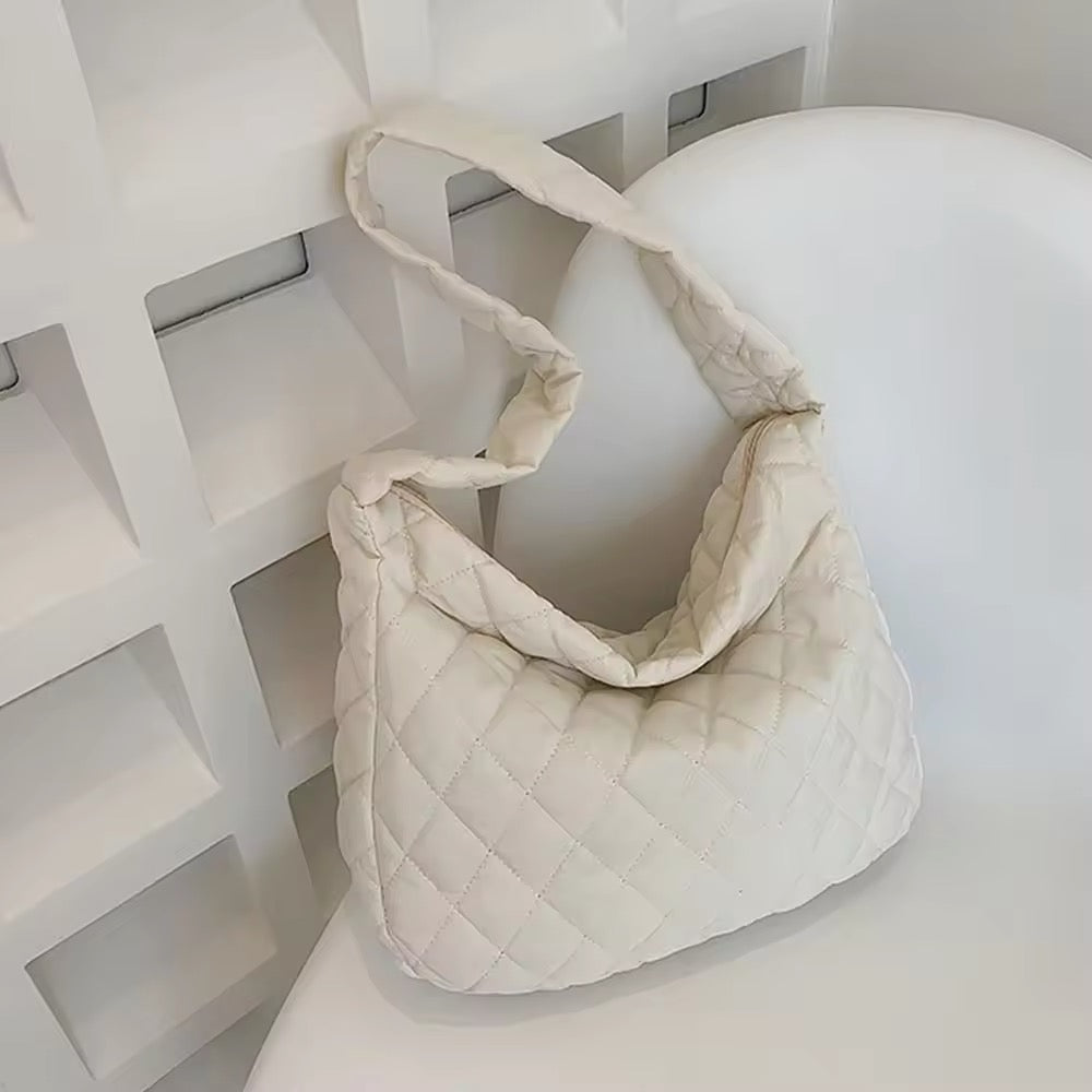 Luvikno | Polstret Ballett Extra Large Puffer Tote Crossbody Polstret Skulderveske