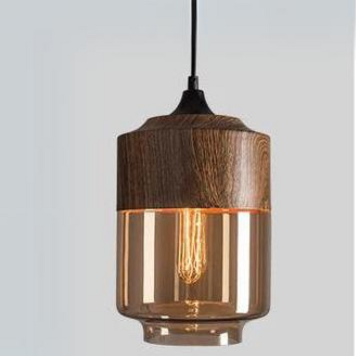 Stilig skandinavisk tre taklampe - NordLuna | Luvikno