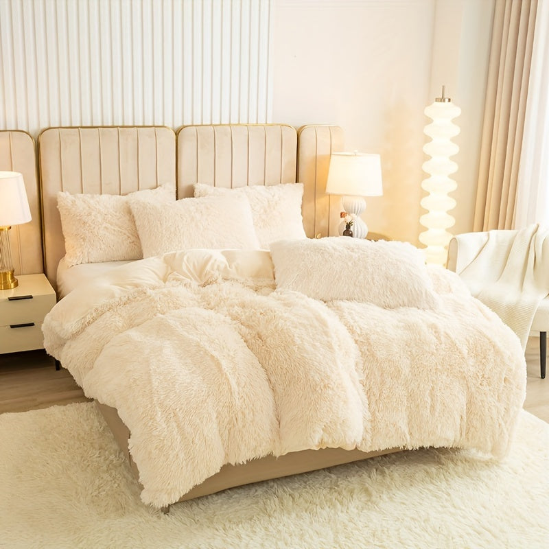 Luvikno | Ultra Soft Plush Duvet Cover Set with Zipper - Luksus & Komfort