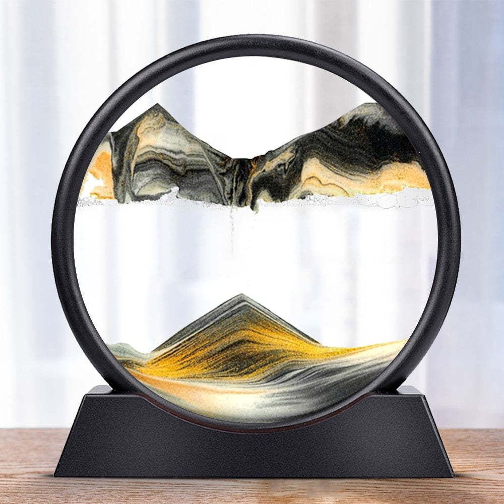 Landskap 3D Fra Dype Havtimeglass | luvikno