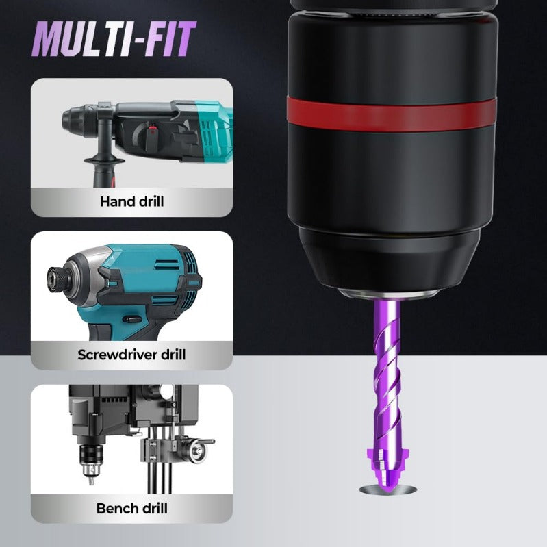 Woyuosn VioletShield Quad-Edge Drill Set Luvikno