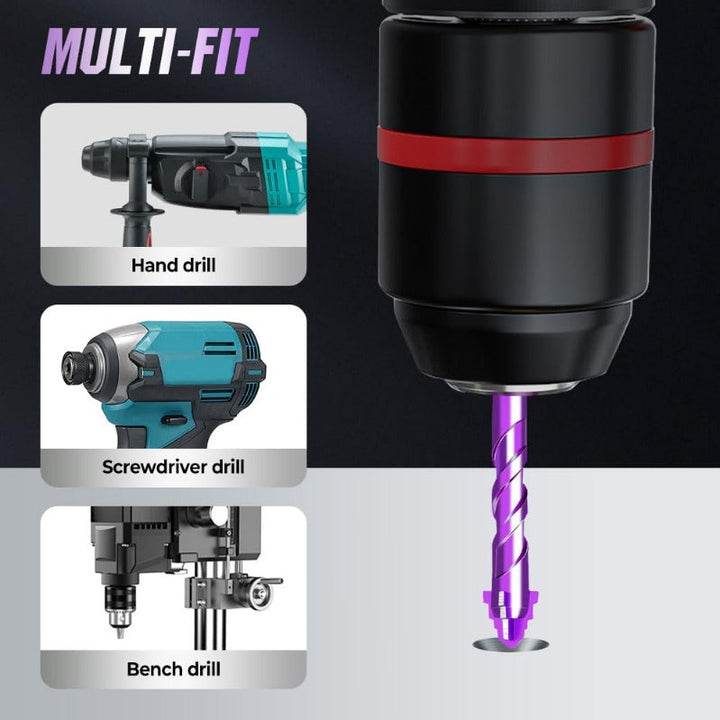Woyuosn VioletShield Quad-Edge Drill Set Luvikno