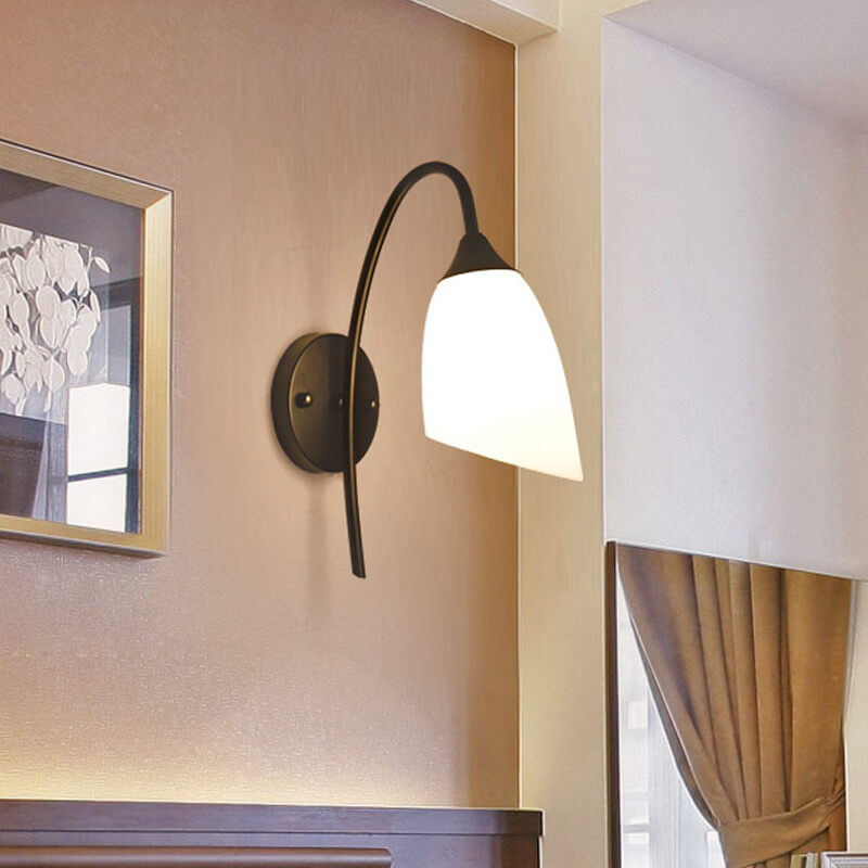 GloeiGlow – Moderne Klokkeformet Vegglampe med Justerbar Arm Luvikno