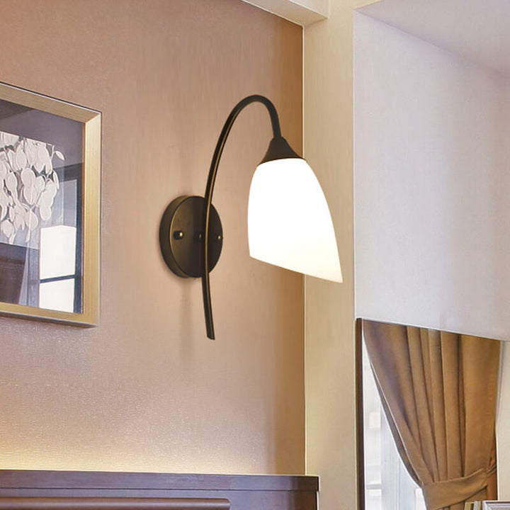 GloeiGlow – Moderne Klokkeformet Vegglampe med Justerbar Arm Luvikno