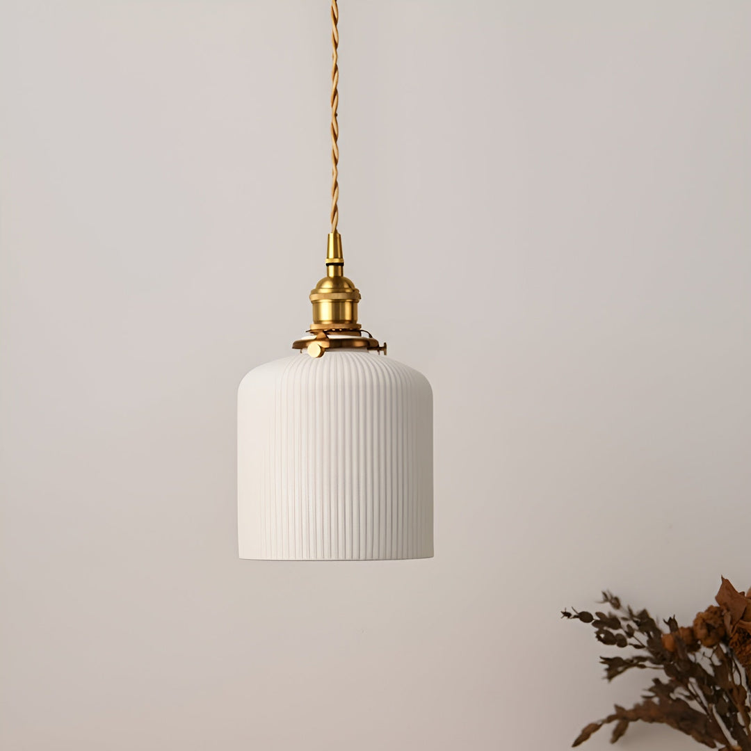 AmberZen Light – Vintage Ceramic Glass Pendant Light | Luvikno