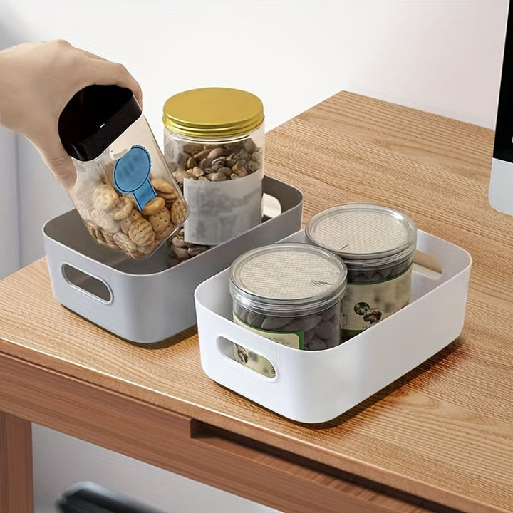 OrganiseerGemak - Sett med 10 vegghyller for kosmetikk og snacks Luvikno
