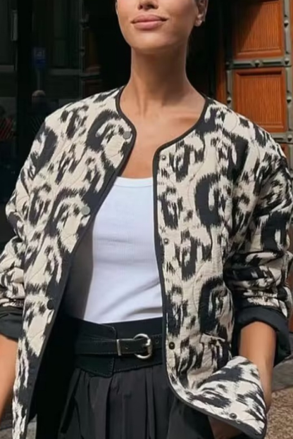 Luvik | Tieripainatus Puuvillatakki