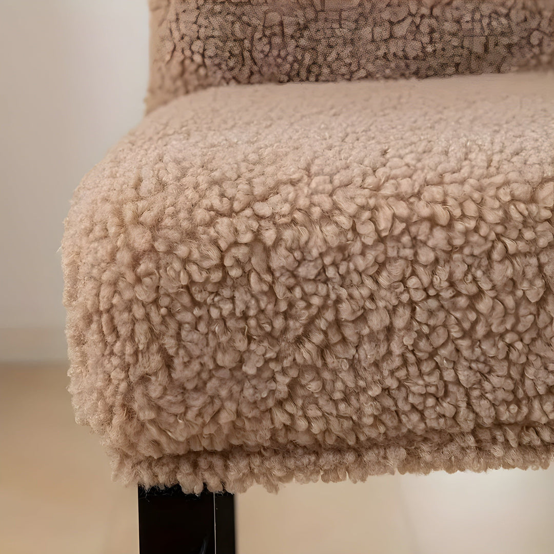 SherpaFit Stoltrekk - Koselig Elastisk Sherpa Spisestoltrekk | Luvikno