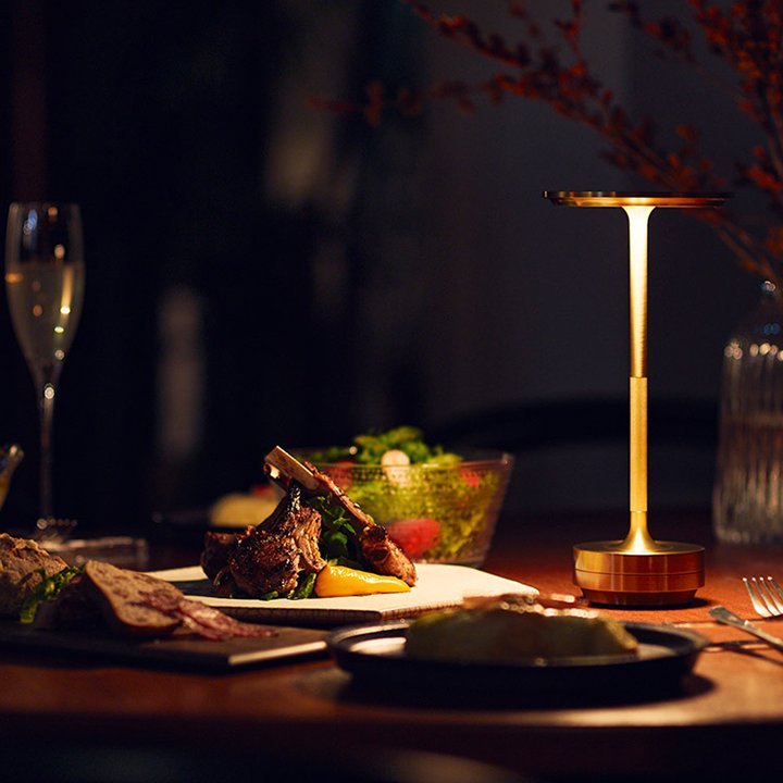 Luvikno | Trådløs lampe - Dimmbar & Oppladbar skrivebordslys