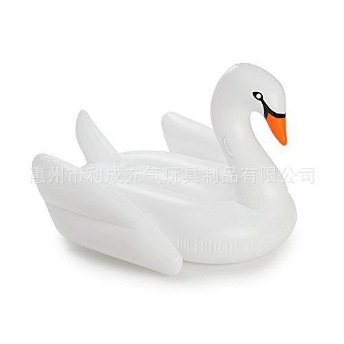 Unisex oppustbar svømme dyr i form av en elegant svane Luvikno