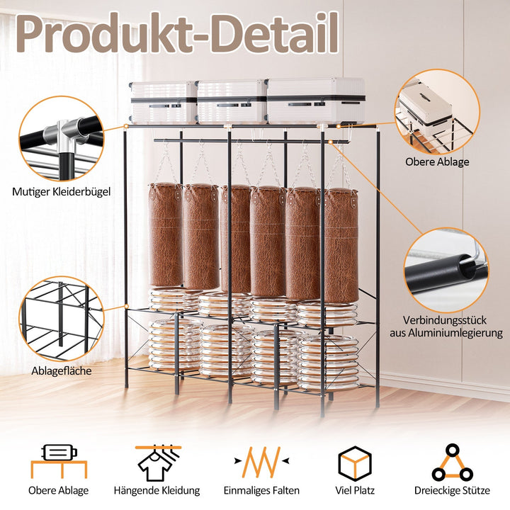 Foldbar garderobe soveromskap | Luvikno