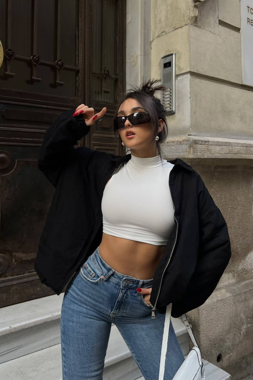 Luvik | Pystykaulus Sweatshirt-takki