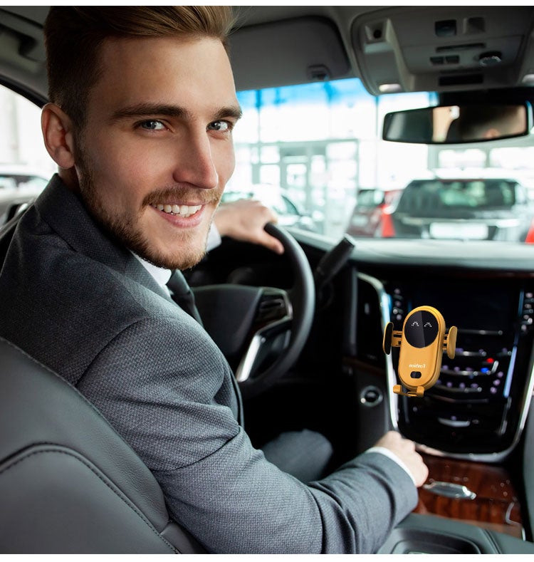 Smart Wireless Auto-Sensing Auto Håndholdt Holders Lader | Luvikno