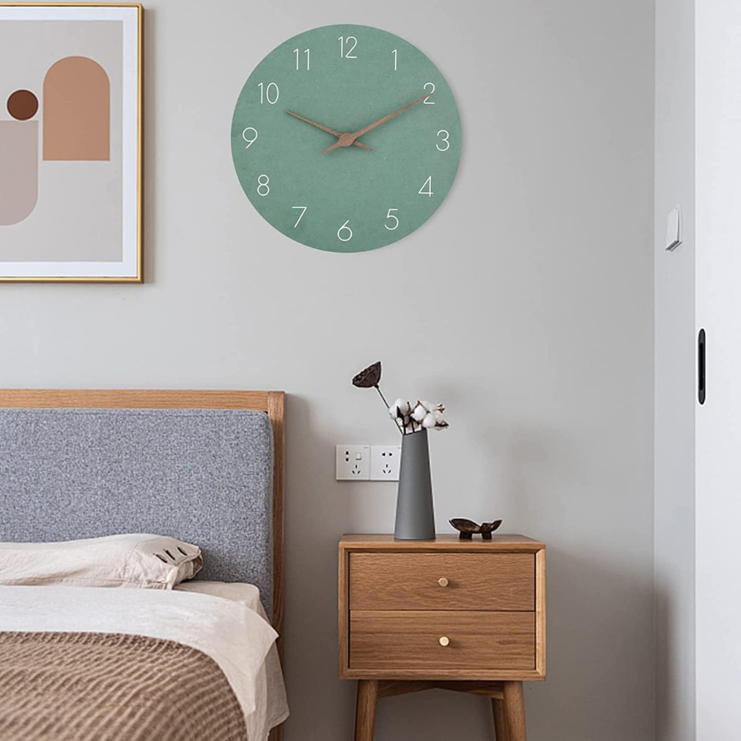 Stor Treveggklokke – Minimalistisk Design med Stille Bevegelse | Luvikno