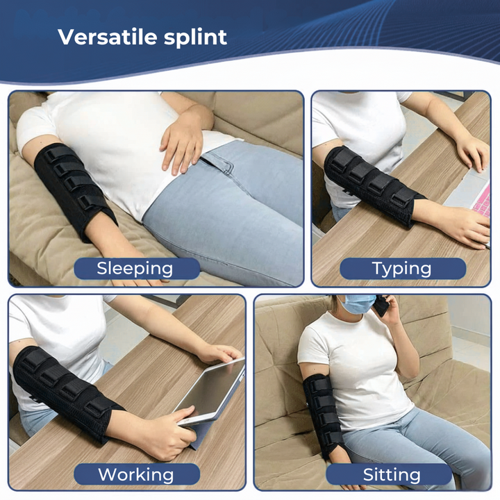Forebygger ulnar nerve smerte – Pustende myk immobiliser – Søvnkomfort – Raskere gjenopprettingsstøtte Luvikno