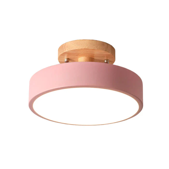 Skandinavisk LED Taklampe - NordWood | Luvikno