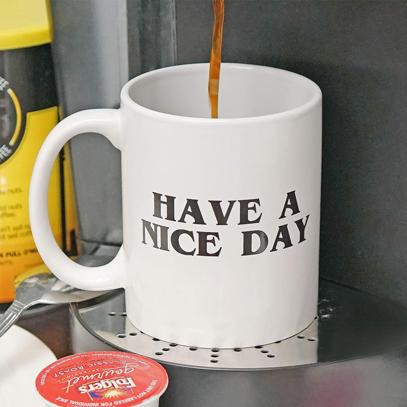 Ha en fin dag kaffekopp midtfinger morsom kopp nyhetsgave | Luvikno