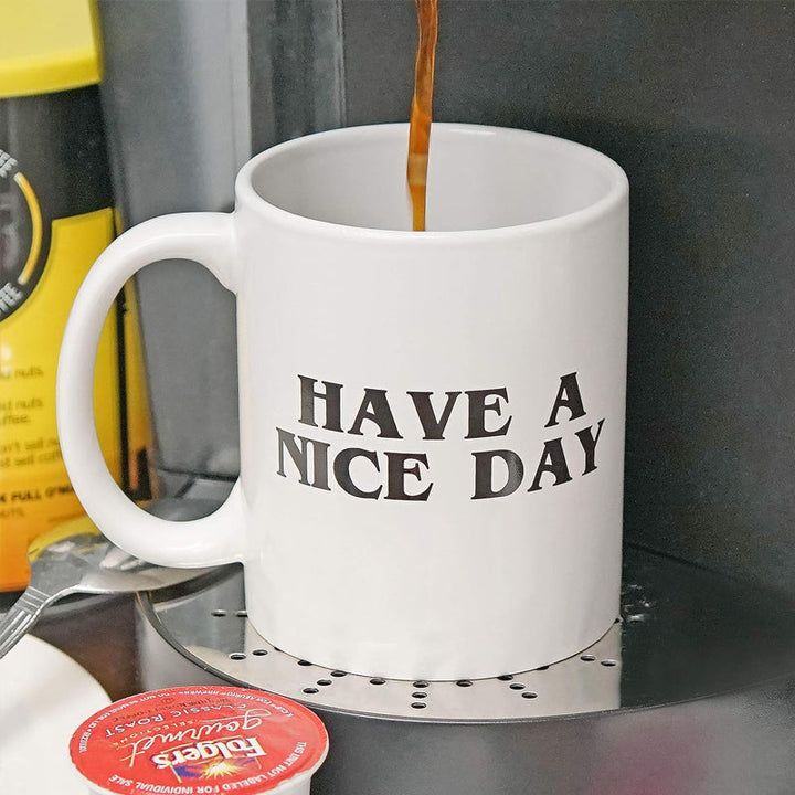 Ha en fin dag kaffekopp midtfinger morsom kopp nyhetsgave | Luvikno