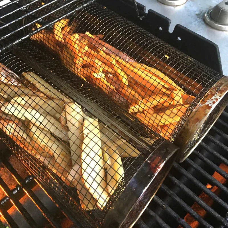 GrillMaster DuoLock Grillkurv laget av rustfritt stål Luvikno