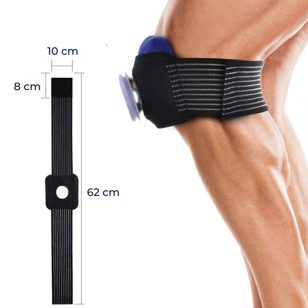 ThermoRelief | Gjenbrukbar Is-pakke – Varm- og Kaldterapi – Isolerende Holdbart Design – Målrettet Skadeterapi for Sport & Rehabilitering Luvikno