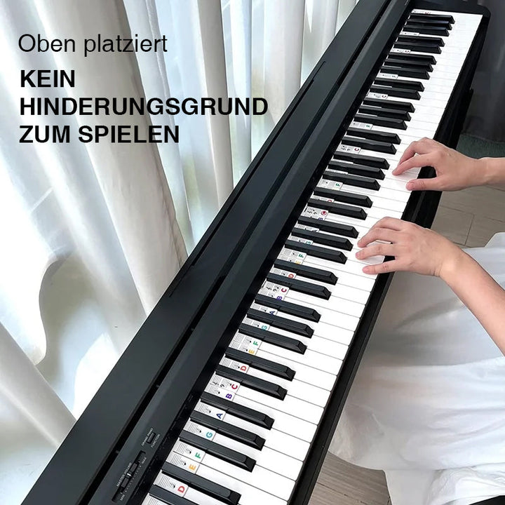 Luvikno | Avtagbare piano-tastatur notetiketter