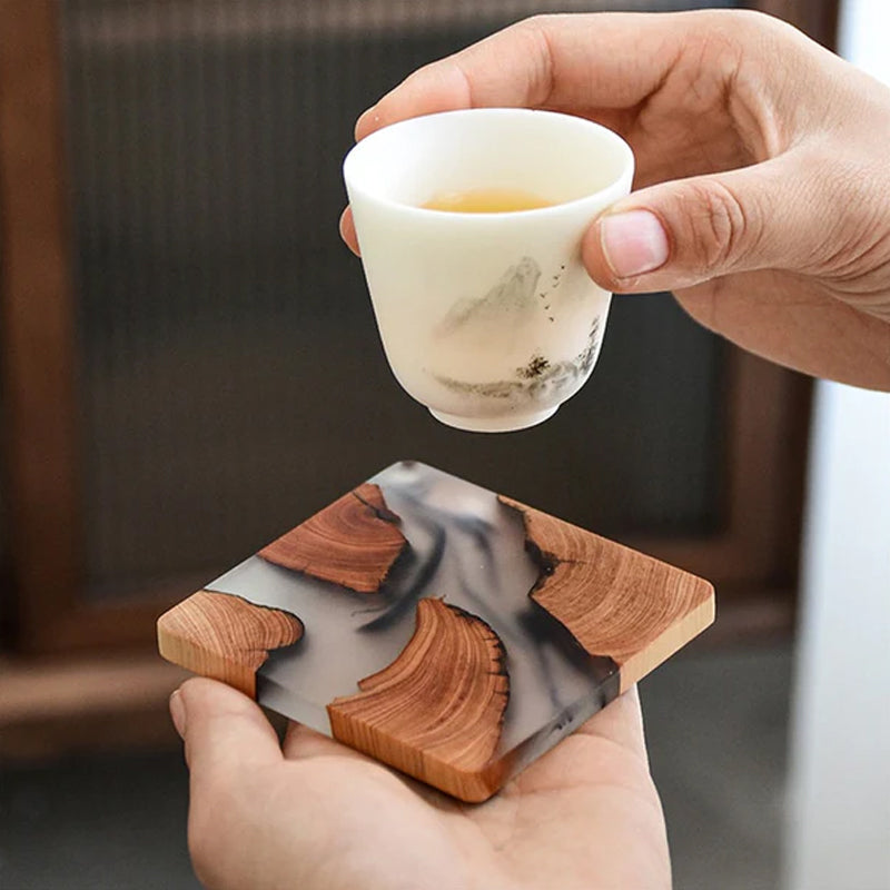 Harz Pine Drink Coaster | Luvikno