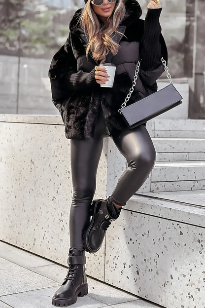 Luvik | Yleisön tyylikäs moderni bomber-takki hupulla