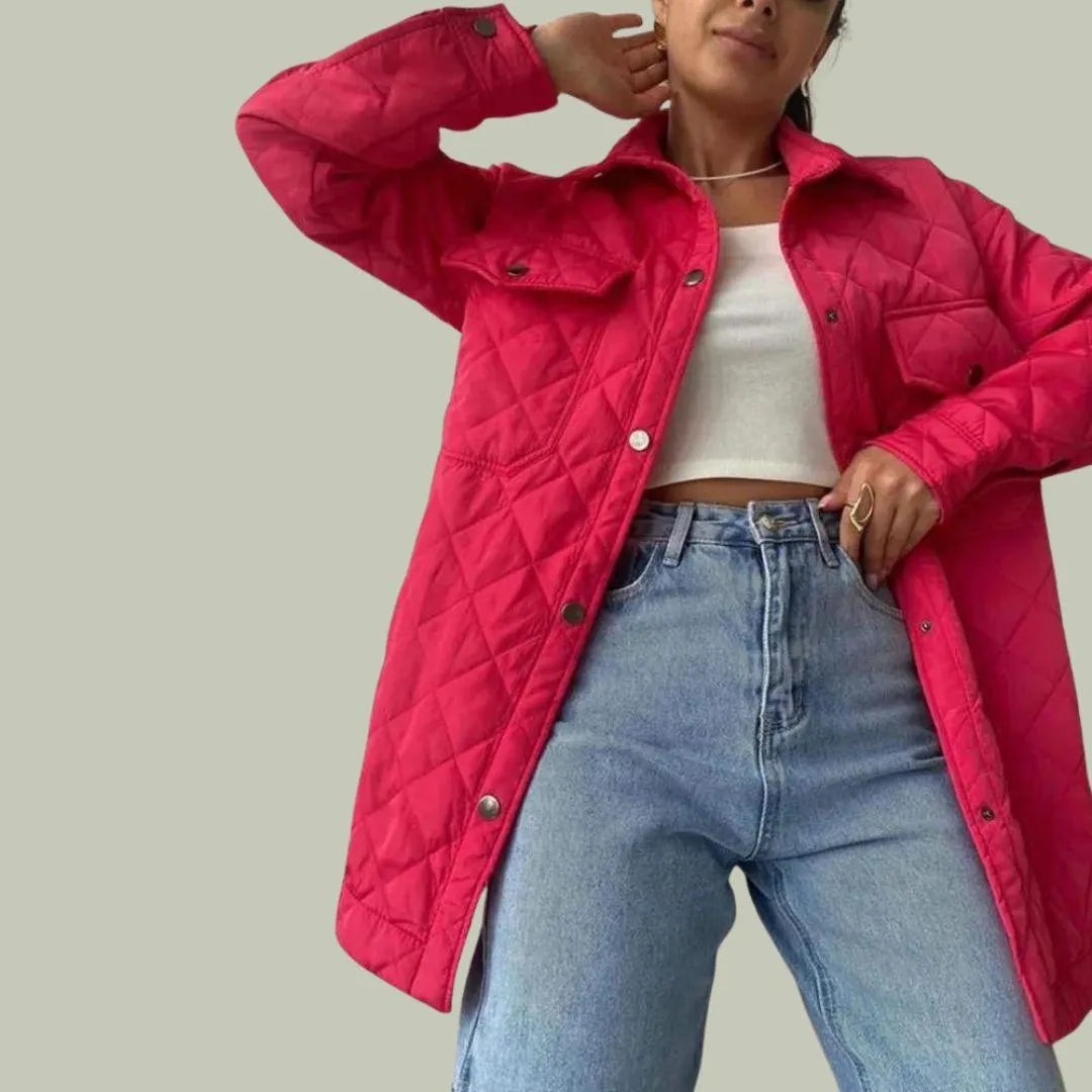 Luvik | Vuoritettu takki - Tyylikäs - Napitus, Tilavat taskut - Ihanteellinen syksyyn