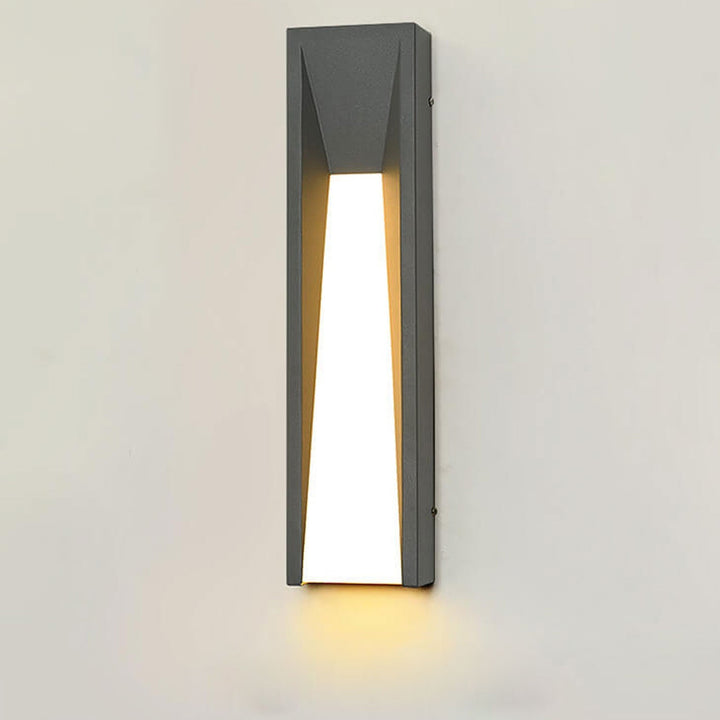 Vanntett Enkel Strip Design LED Utendørs Vegglampe | Luvikno