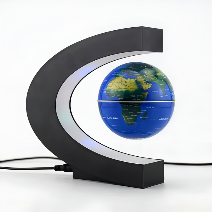 Luvikno | Armstrong | Magnetisk Levitasjon Flytende Globe Lampe med LED Verdenskart