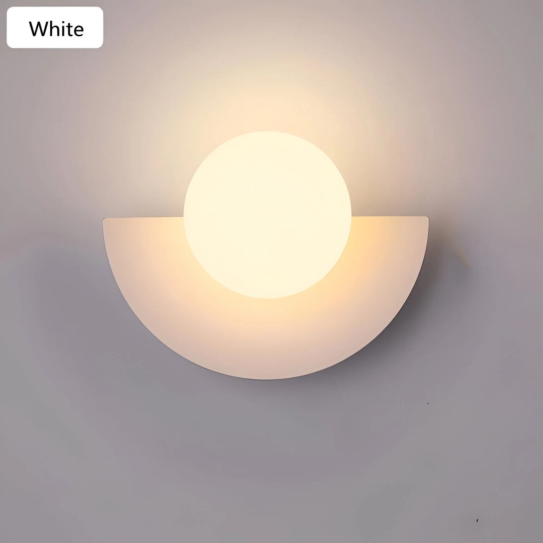 LumiGlow – Moderne Halvsirkel Vegglampe