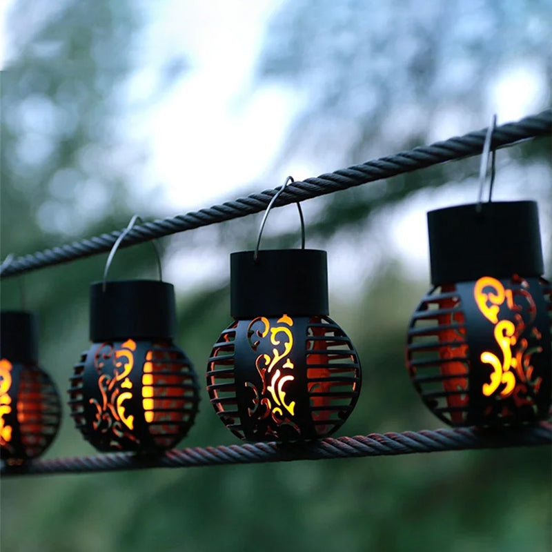 Solar Simulering Flamme Henge Lampe | Luvikno