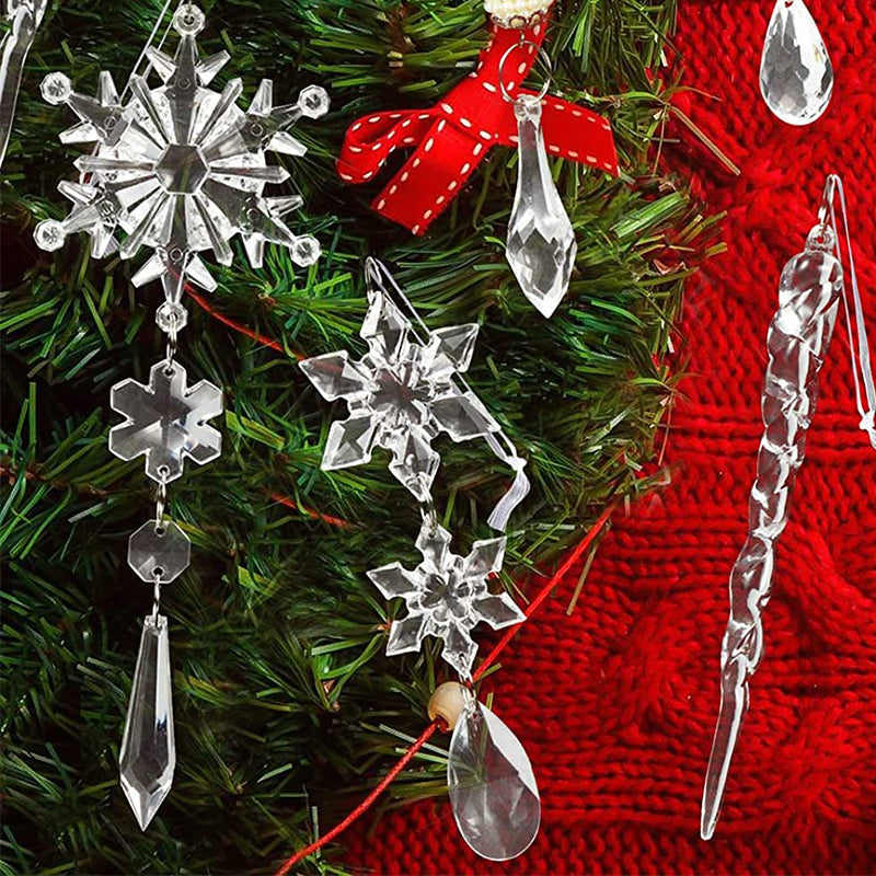 Crystal Christmas Snowflake Decoration | Luvikno