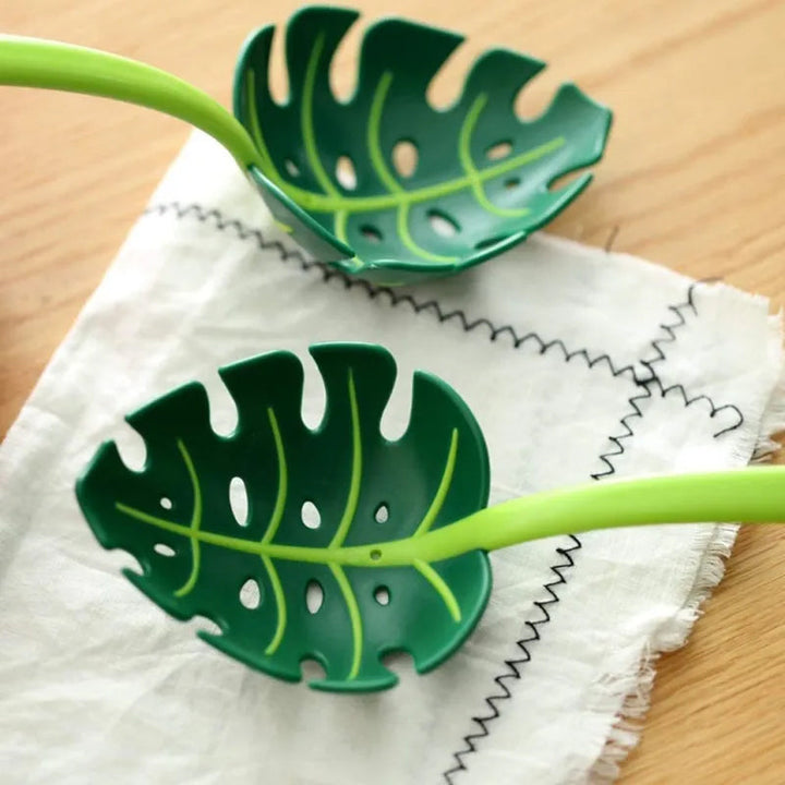Grønn Leaf Silduk | Luvikno