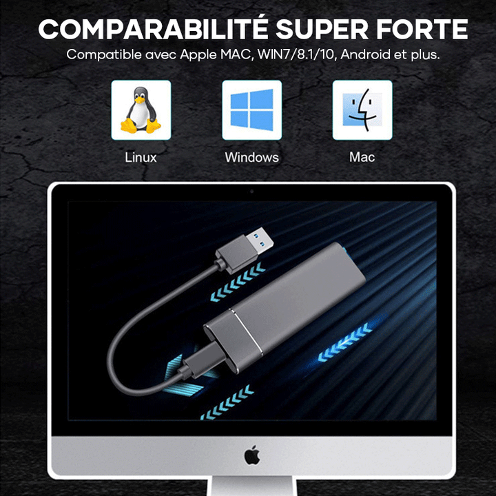 Eksternt Ultra Rask SSD Harddisk | luvikno