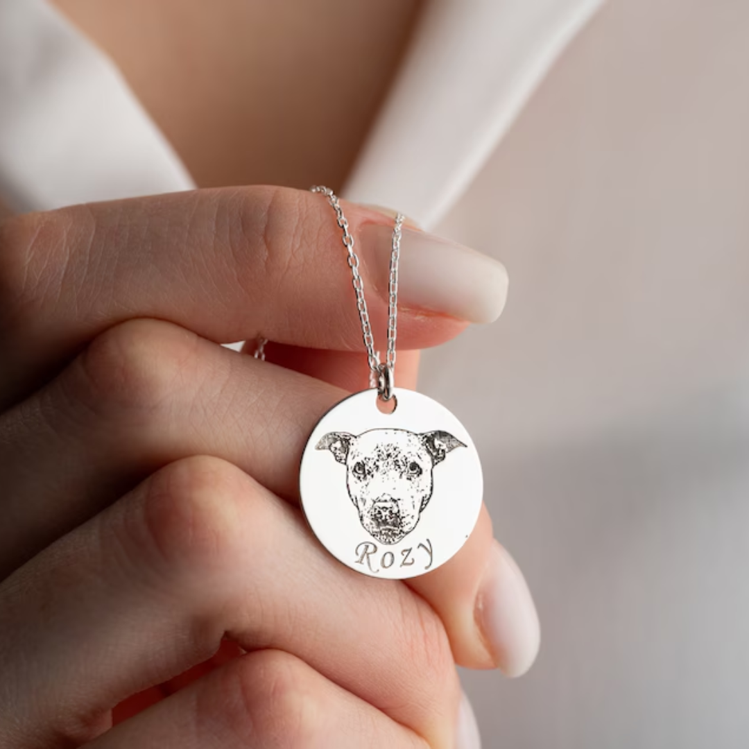 Custom Pet Memorial Necklace Luvikno