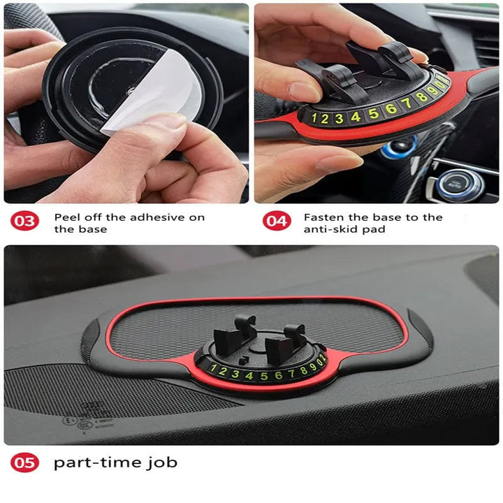 Multifunksjonell bil anti-sklimatte bil telefonholder | Luvikno