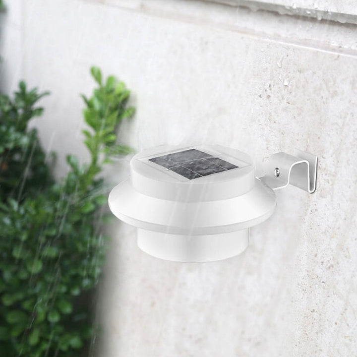 Solar Cylinder LED Utendørs Vanntett Gjerde Vegglampe | Luvikno
