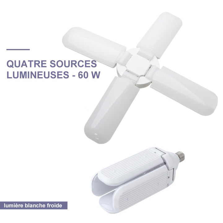 Foldbar deformert universal garasje lampe | Luvikno