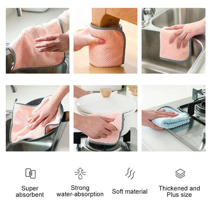 Ultra-Absorberende Mikrofiber Oppvaskkluter (5 Stk) | Luvikno
