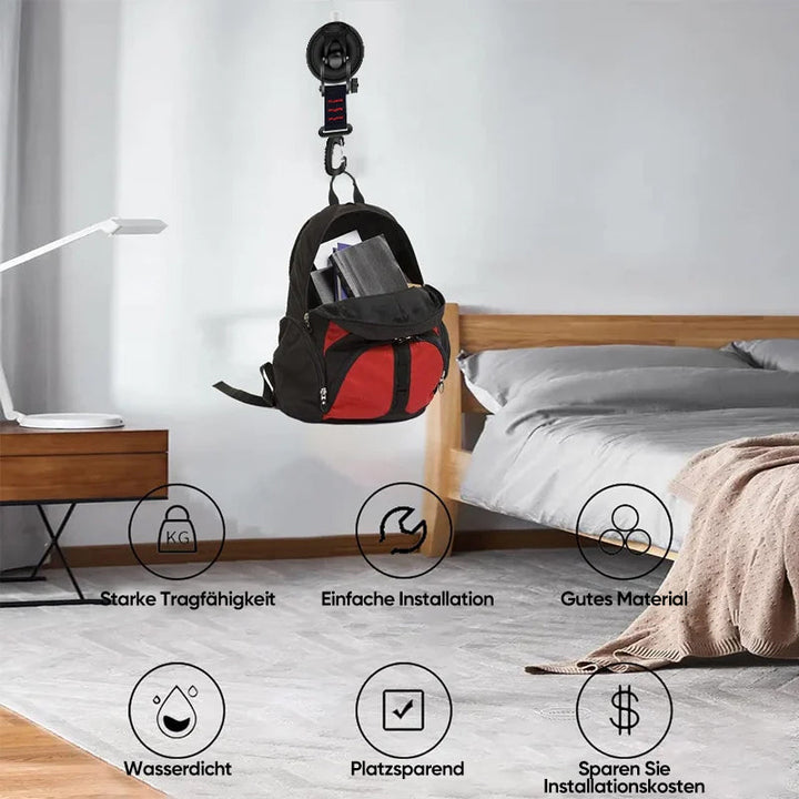 Robust Vacuum Suction Cup with Hook | Luvikno