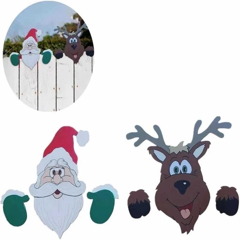 Jul Tematisert Gjerde Dekorasjon | Luvikno