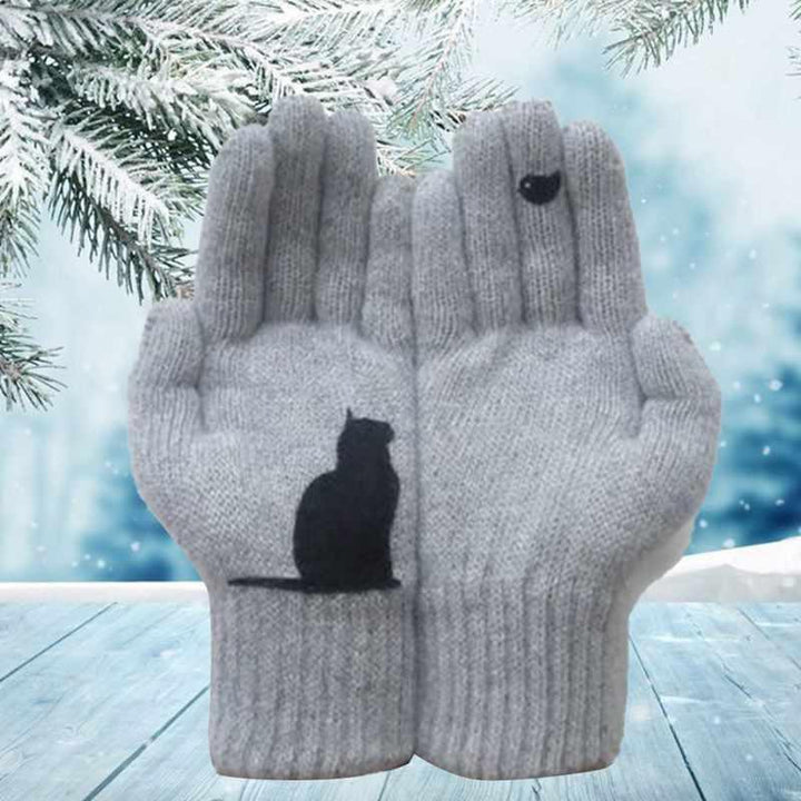Luvikno | Kottongloves i kattestil