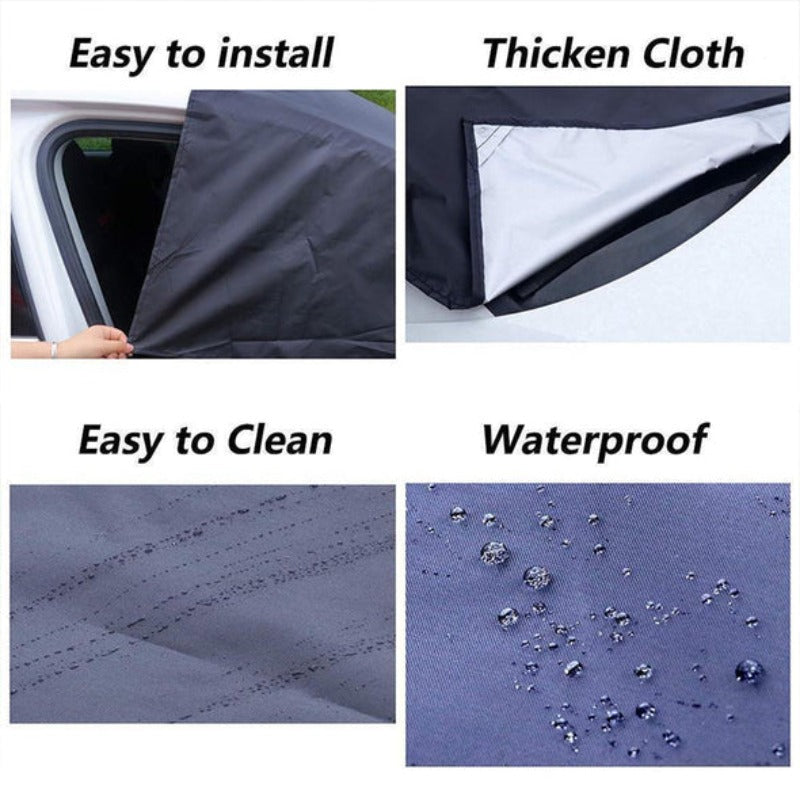 Luvikno | LuxGuard Front Wind Protection | Keep your vehicle protected with a durable and weather-resistant cover for optimal safety and comfort.