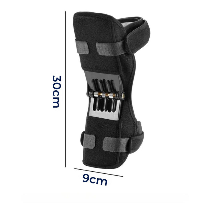 KneeGuard Pro | Sett av 2 hengslet kneleddsstabilisatorer for smertelindring | Justerbar støtte for kneskader - leddgikt - postoperativ rehabilitering Luvikno
